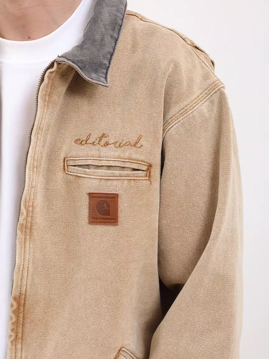 F3F Select Classic Vintage Washed Work Jacket