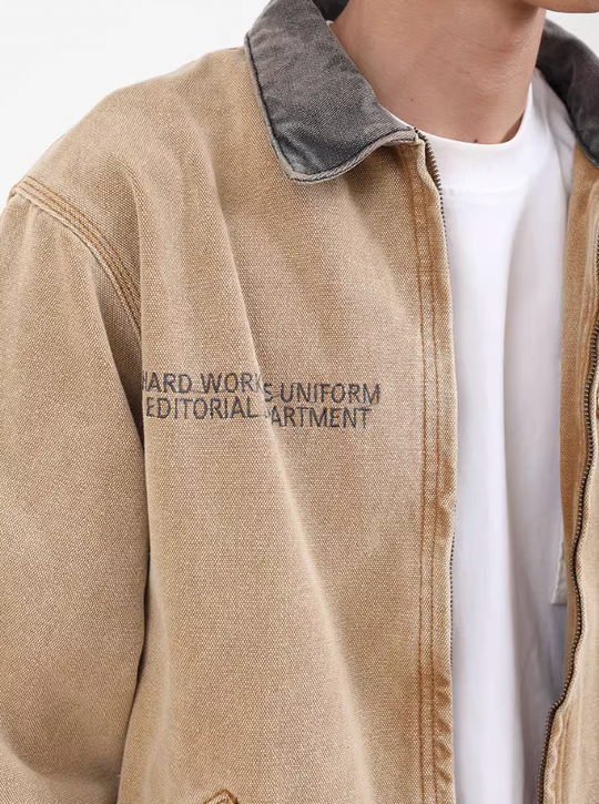 F3F Select Classic Vintage Washed Work Jacket