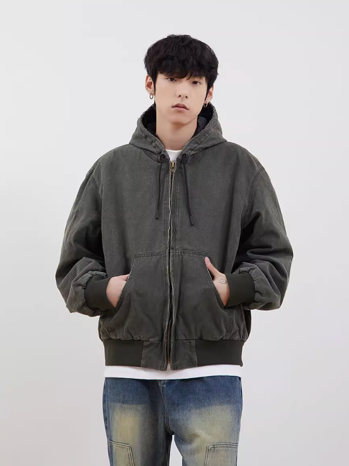 F3F Select Washed & Old Hoodie Jacket