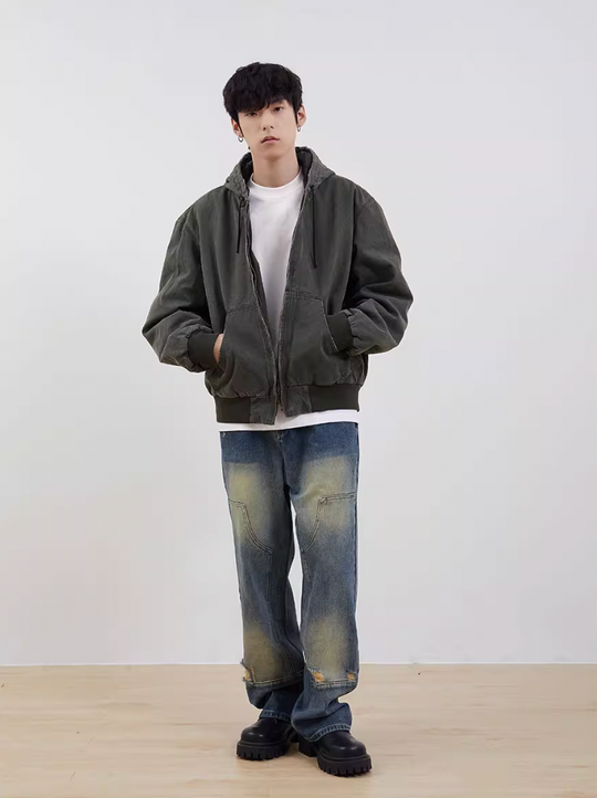 F3F Select Washed & Old Hoodie Jacket