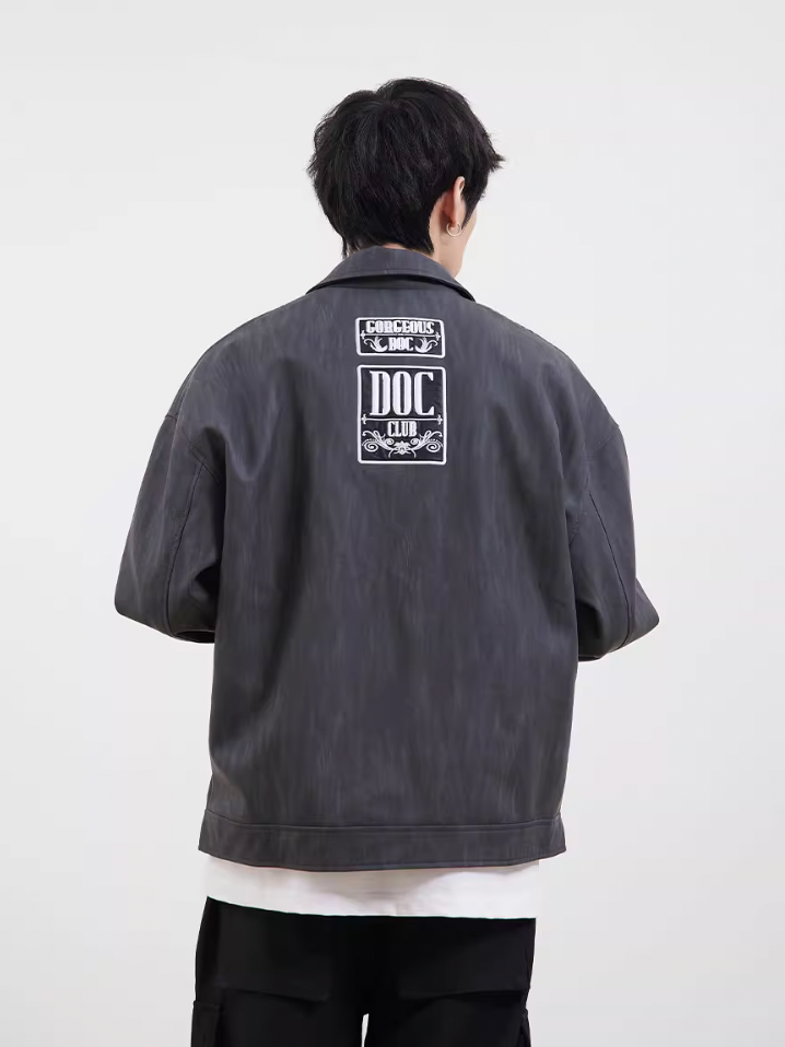 F3F Select Washed PU Leather Jacket