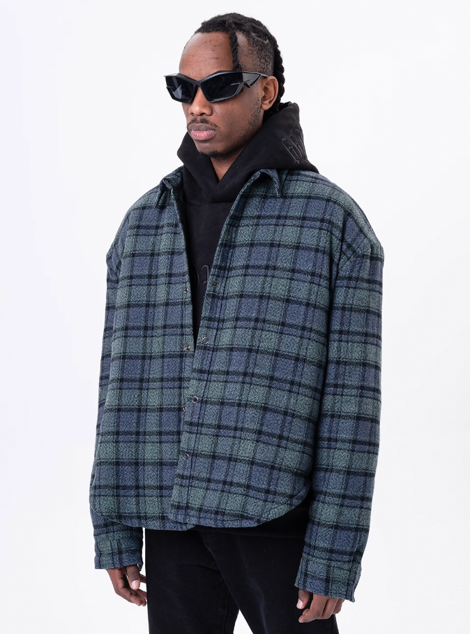 F3F Select Plaid Shirt Jacket