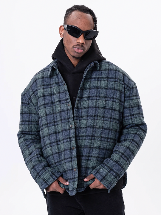 F3F Select Plaid Shirt Jacket