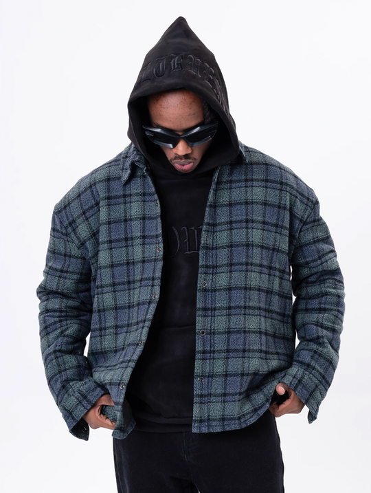 F3F Select Plaid Shirt Jacket