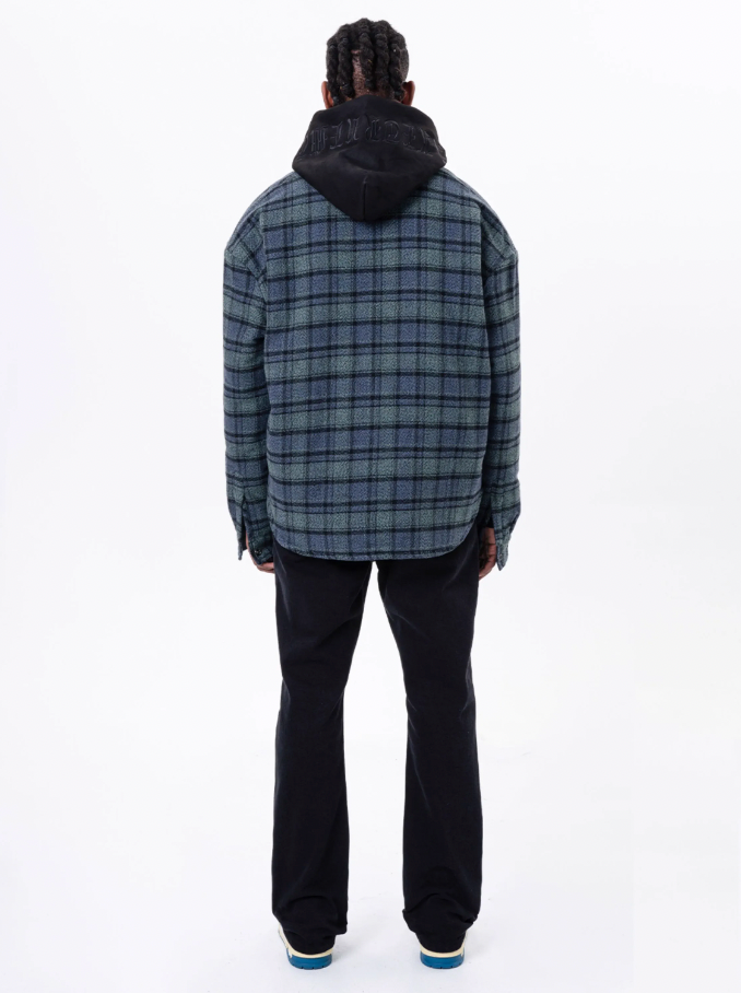 F3F Select Plaid Shirt Jacket
