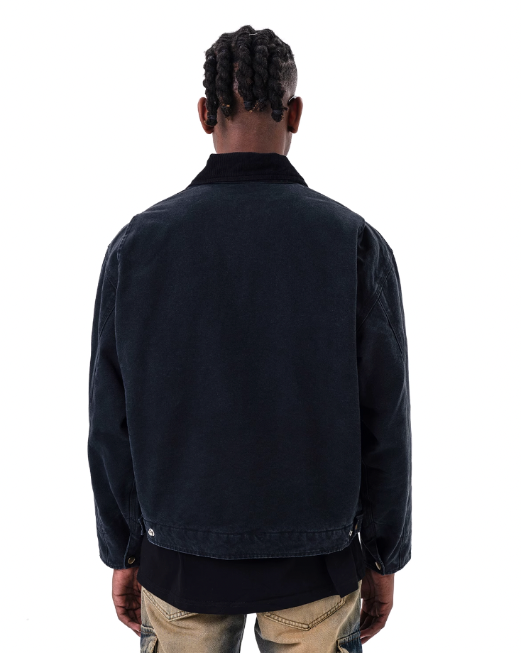 F3F Select Embroidered Label Heavy Washing Work Jacket