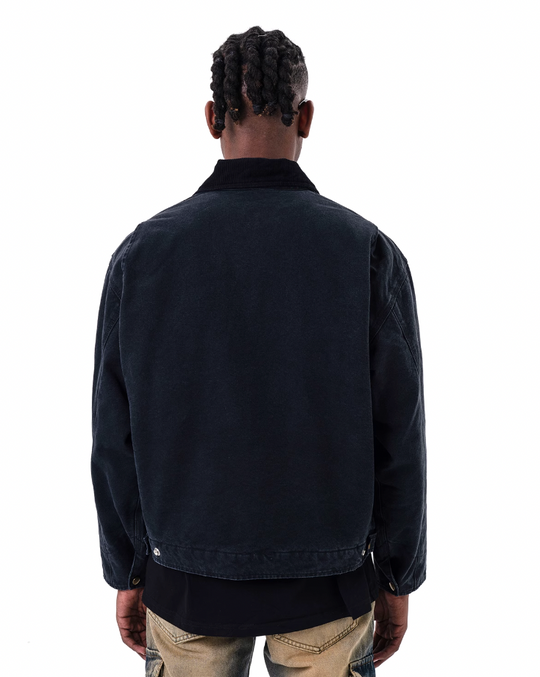 F3F Select Embroidered Label Heavy Washing Work Jacket