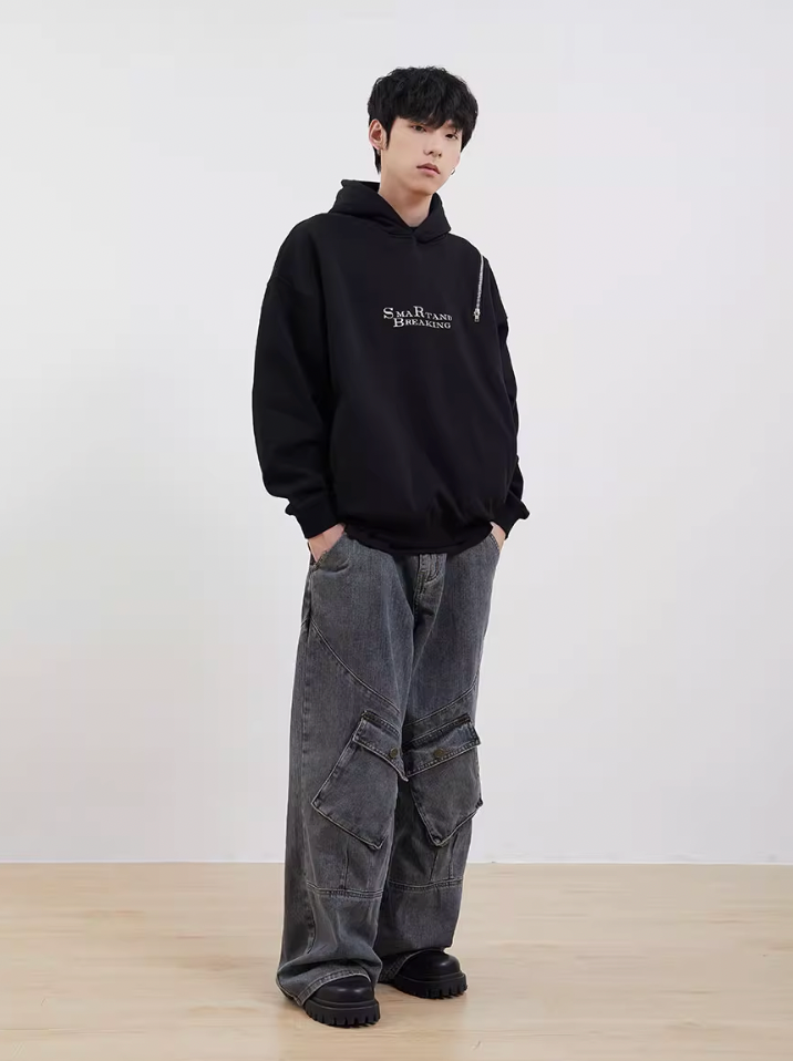 F3F Select Zipper Shoulder Hoodie