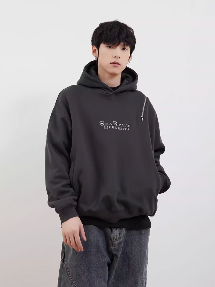 F3F Select Zipper Shoulder Hoodie