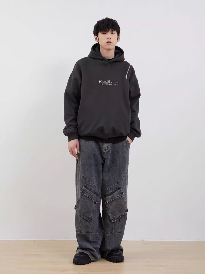 F3F Select Zipper Shoulder Hoodie