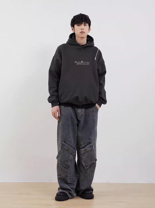 F3F Select Zipper Shoulder Hoodie