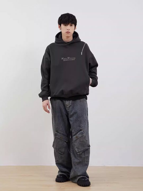 F3F Select Zipper Shoulder Hoodie