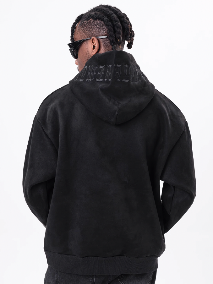 F3F Select Embroidery Suede Hoodie