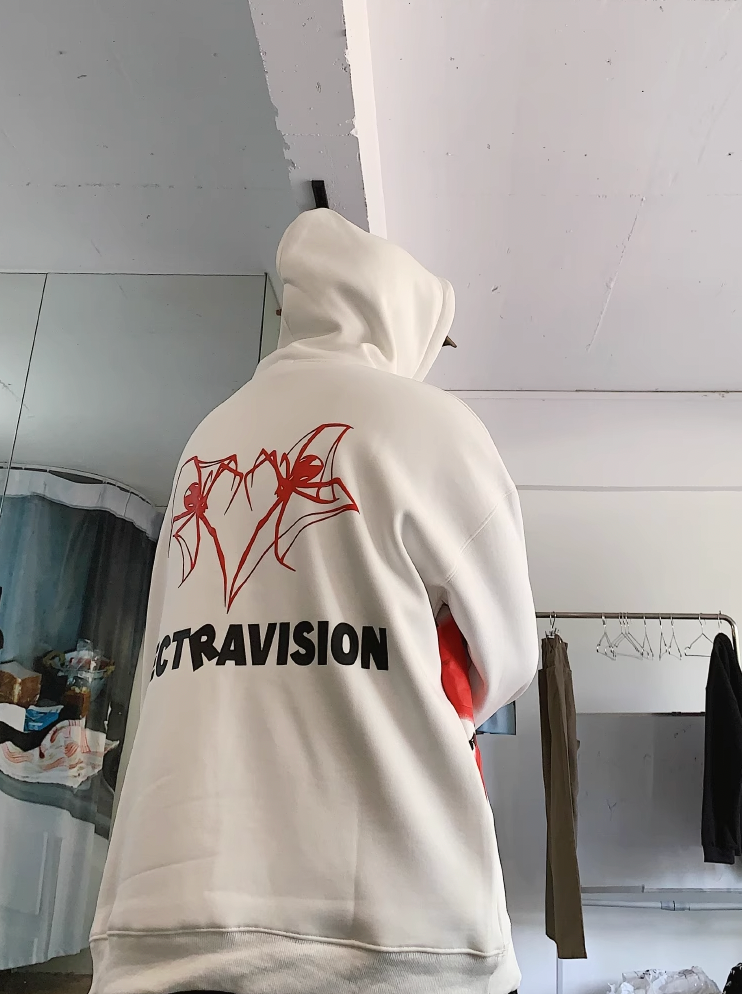 F3F Select Foam Spider Print Hoodie