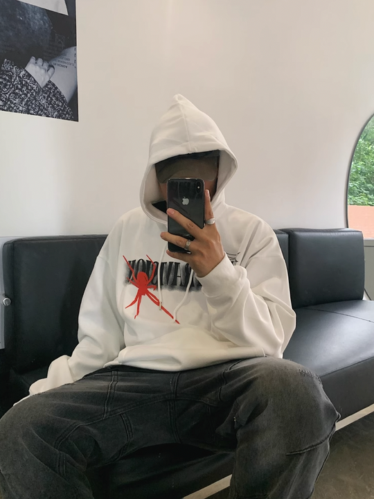 F3F Select Spider studded Hoodie