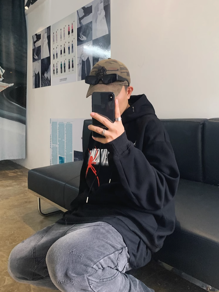 F3F Select Spider studded Hoodie