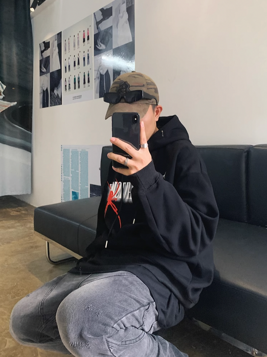 F3F Select Spider studded Hoodie