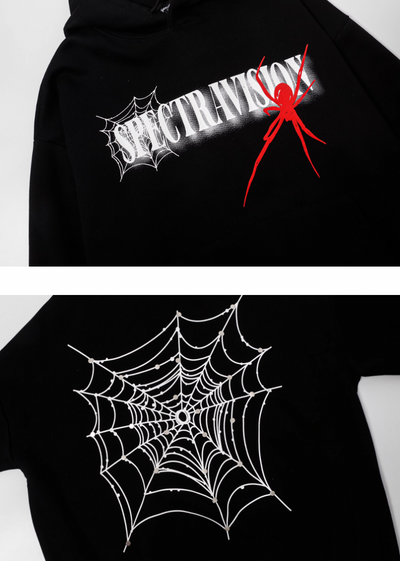 F3F Select Spider studded Hoodie