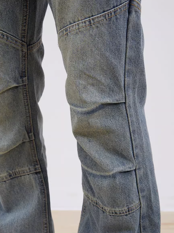 F3F Select Washed Vintage Micro Straight Denim Pants