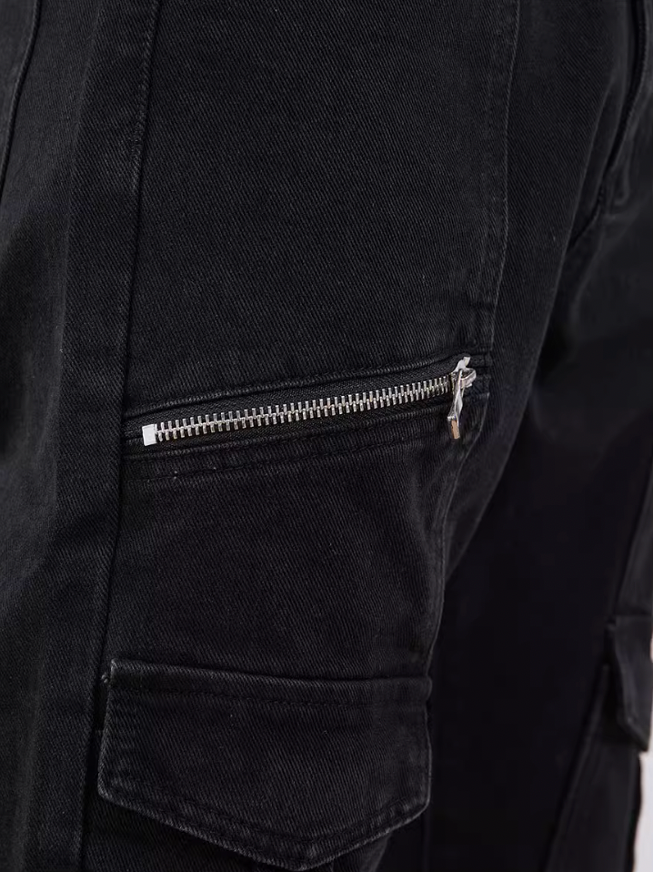 F3F Select Splicing 3D Cutting Denim Pants