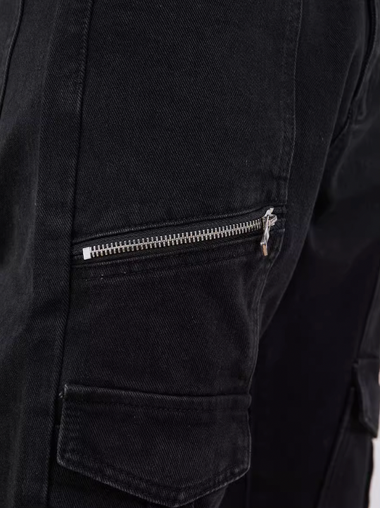 F3F Select Splicing 3D Cutting Denim Pants