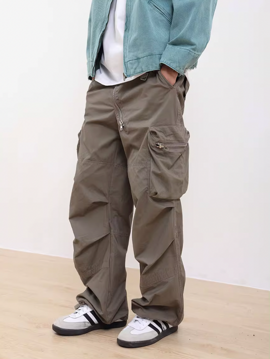 F3F Select 3D Pockets Wide Legged Paratrooper Work Pants