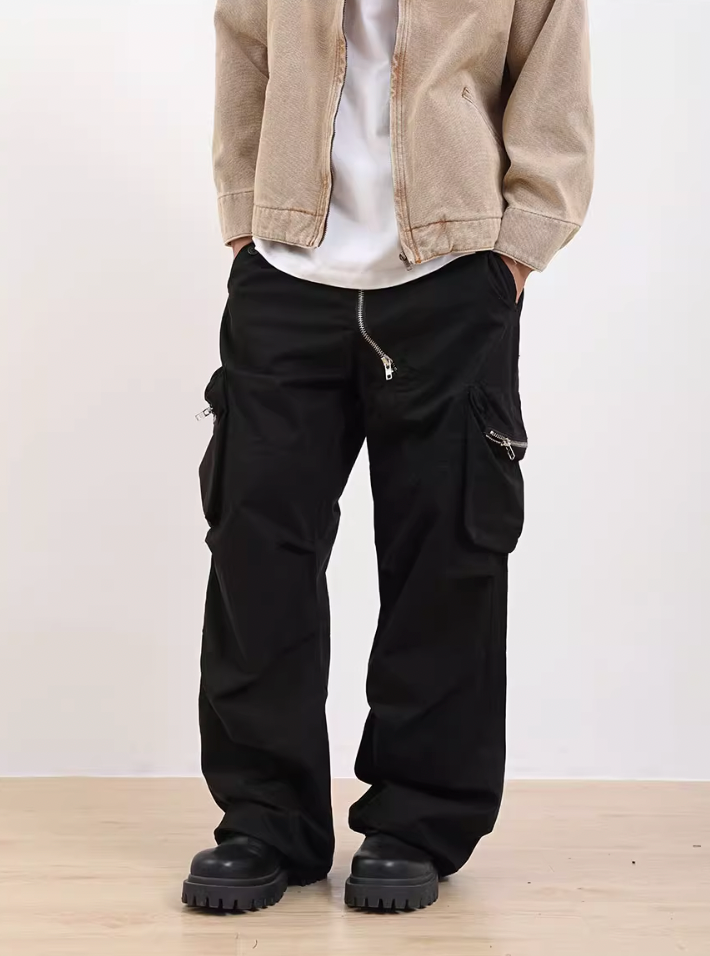 F3F Select 3D Pockets Wide Legged Paratrooper Work Pants