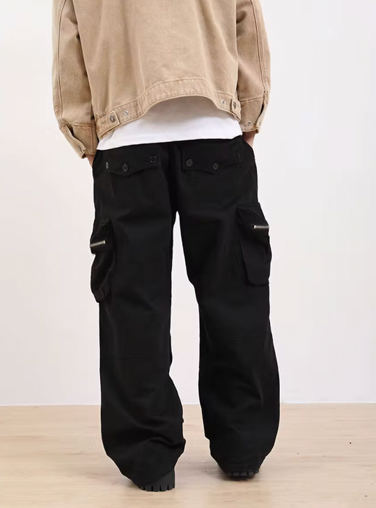 F3F Select 3D Pockets Wide Legged Paratrooper Work Pants