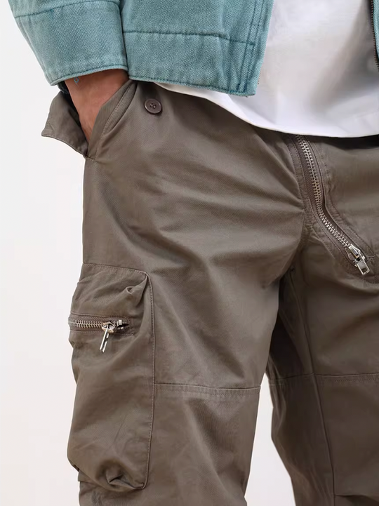 F3F Select 3D Pockets Wide Legged Paratrooper Work Pants