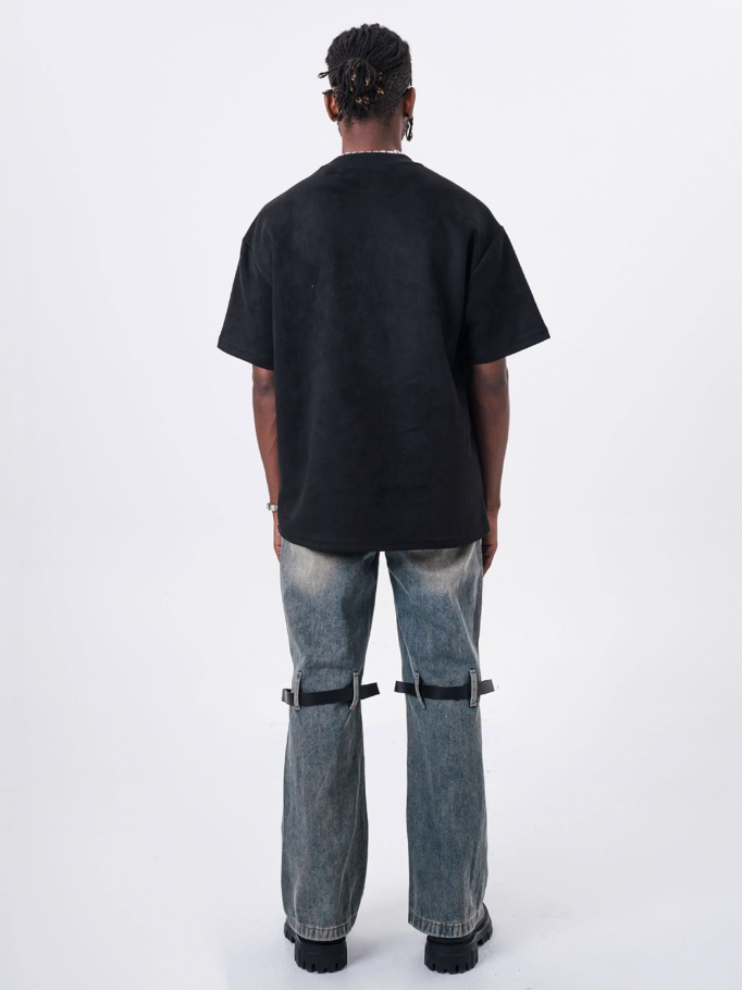 F3F Select Removable Straps 3D Denim Pants