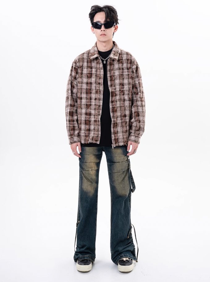 F3F Select Draw Fold Flare Denim Pants