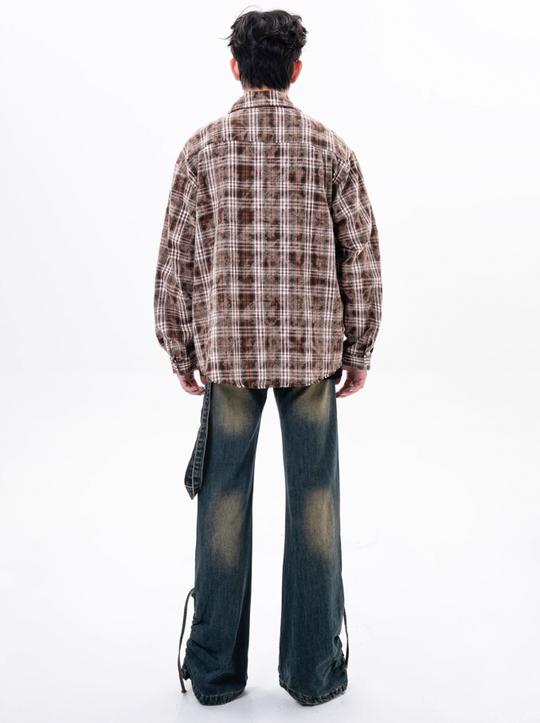 F3F Select Draw Fold Flare Denim Pants