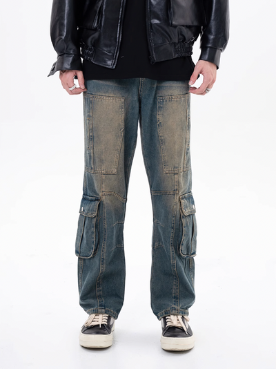 F3F Select Multi Pocket Workwear Denim Pants