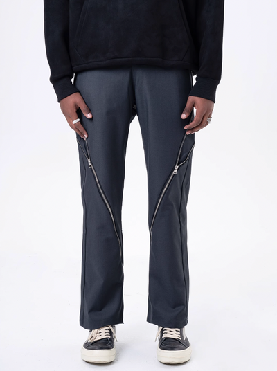 F3F Select Flow Zipper Open Design Suit Pants