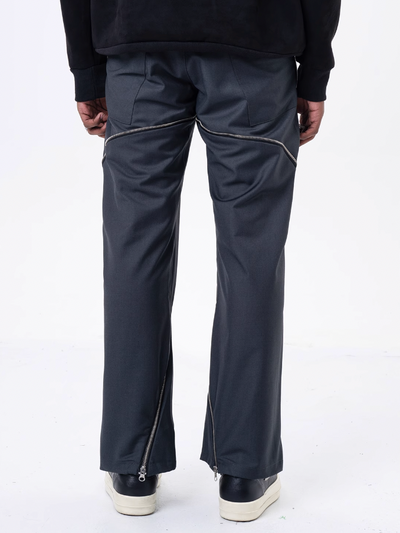 F3F Select Flow Zipper Open Design Suit Pants