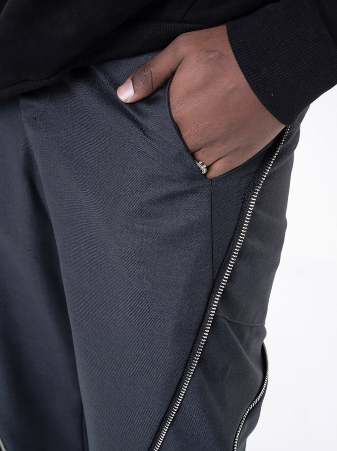 F3F Select Flow Zipper Open Design Suit Pants