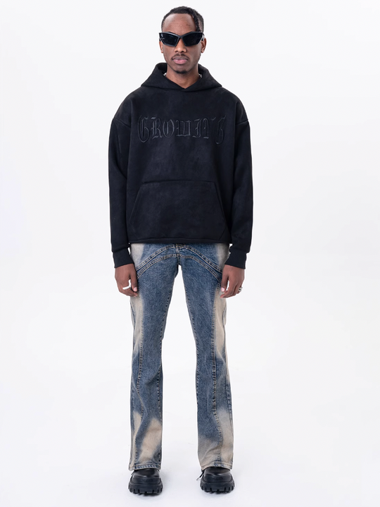 F3F Select Washed Gradient Micro Flare Denim Pants