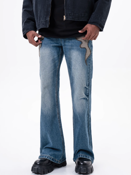 F3F Select Patch Embroidery Denim Pants