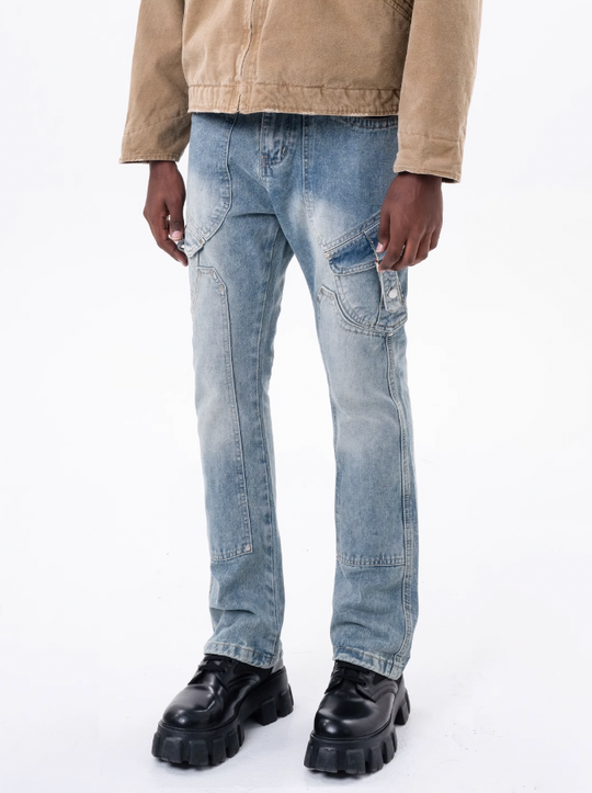 F3F Select Strap Pocket Studs Denim Pants