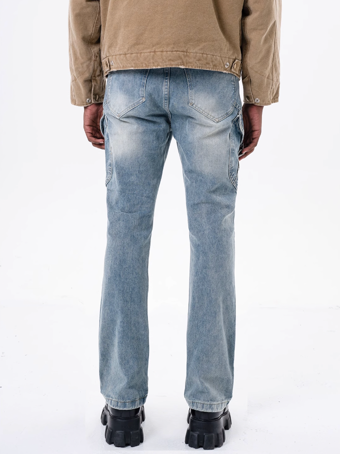 F3F Select Strap Pocket Studs Denim Pants