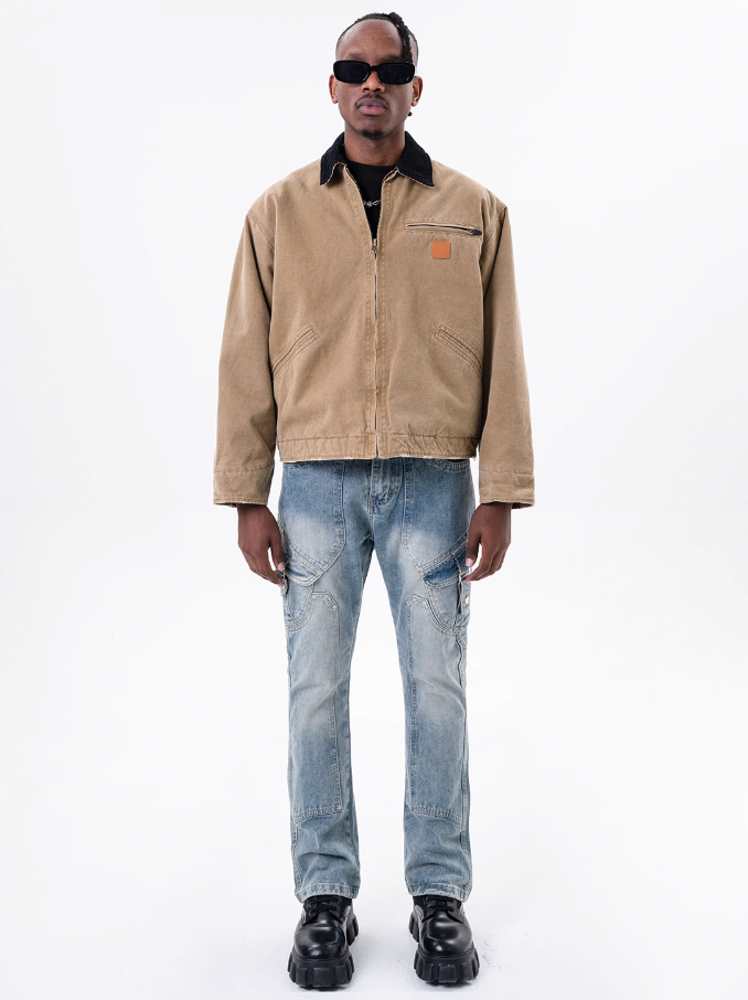 F3F Select Strap Pocket Studs Denim Pants