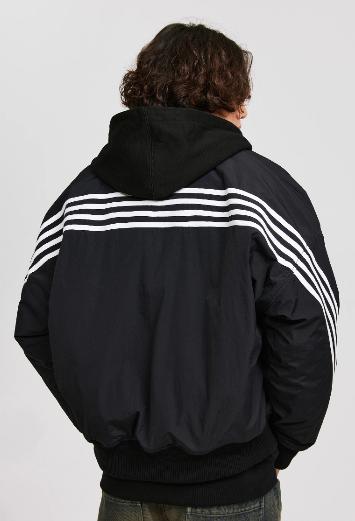 ANTIDOTE Stripes Bomber Jacket