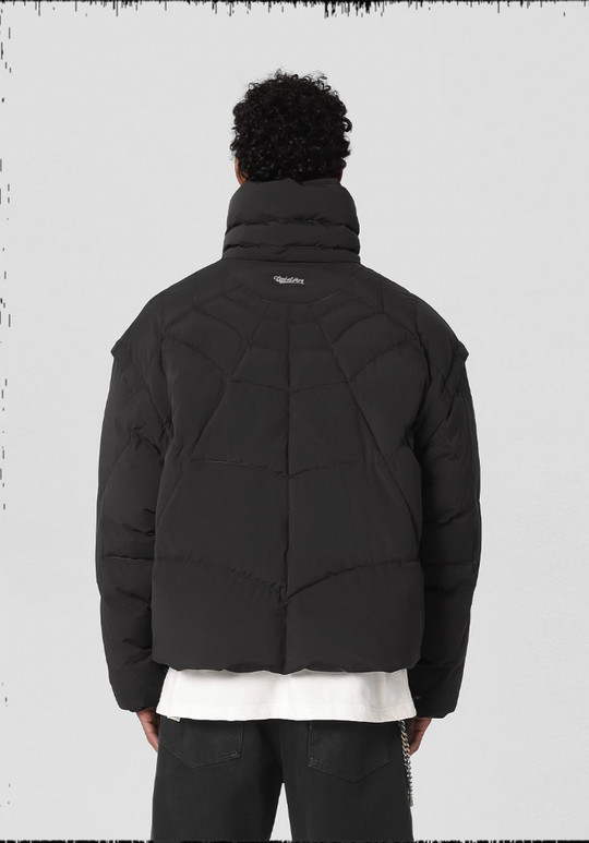 JHYQ Cobweb Design Down Short Jacket