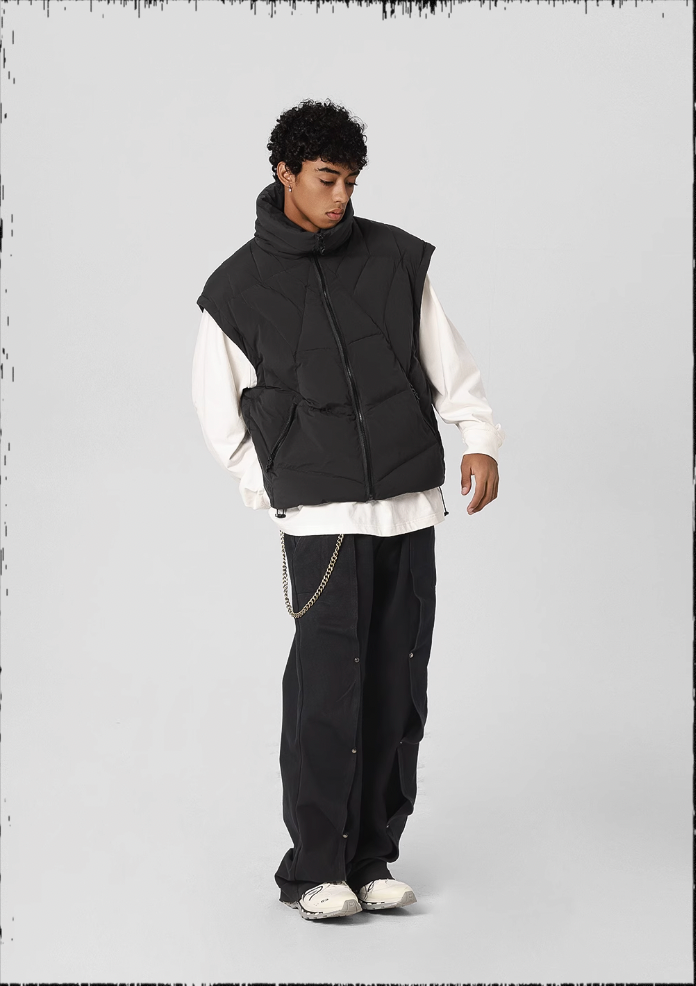 JHYQ Cobweb Design Down Short Jacket