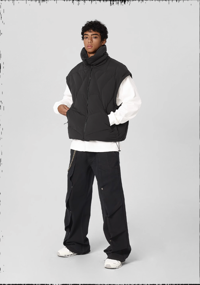 JHYQ Cobweb Design Down Short Jacket