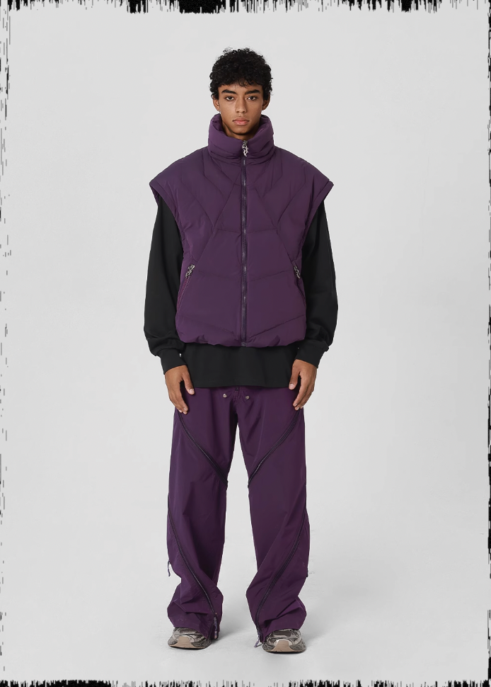 JHYQ Cobweb Design Down Short Jacket