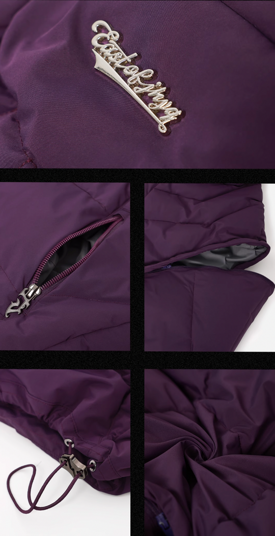 JHYQ Cobweb Design Down Short Jacket