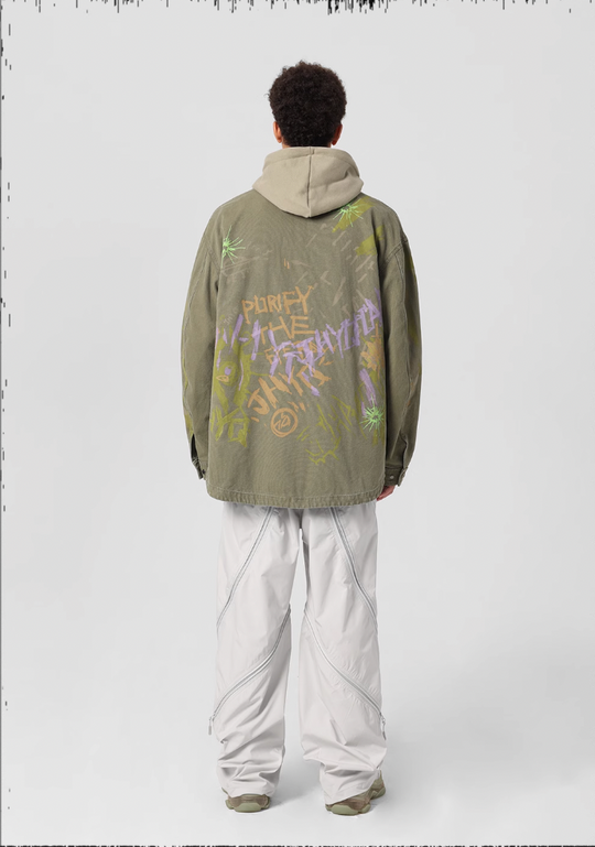 JHYQ Pulp Printed Work Jacket