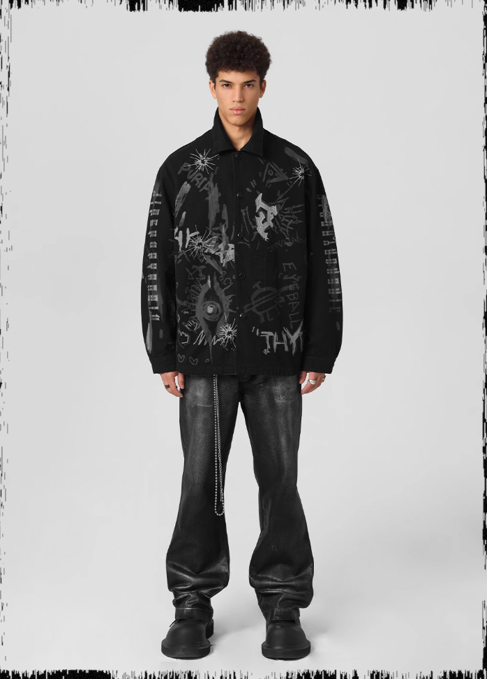 JHYQ Pulp Printed Work Jacket