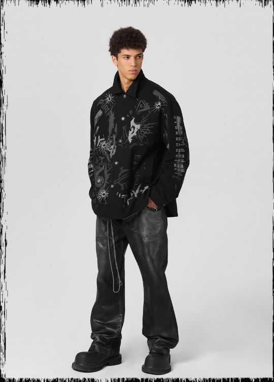 JHYQ Pulp Printed Work Jacket